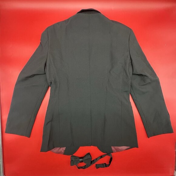 OppoSuits Slim-Fit Tuxedo Set Men's Size 36R Black Suit Jacket & Pants Set NIB - Picture 10 of 16